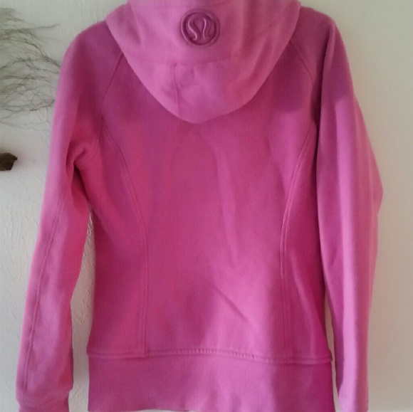 GUC AWESOME BUBBLEGUM PINK LULULEMON SCUBA HOODIE - Picture 2 of 3